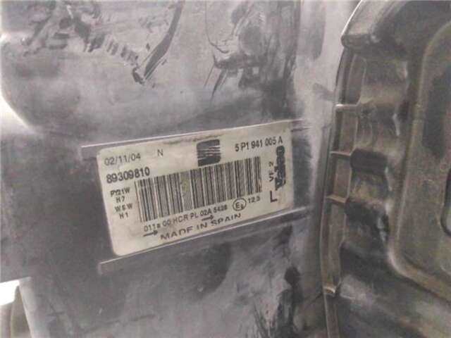 Foto 3ª: Faro Izquierdo Seat Toledo 1.9 TDI [BJB]