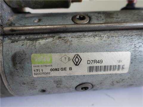 Foto 3ª: Motor de Arranque Renault Laguna 1.9 DCI BG0G) 120CV 88KW [F9Q 750] (2001)
