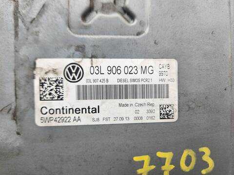 Foto 2ª: Centralita Motor ECU Volkswagen Polo ADVANCE 90CV 66KW [CAYB] (2014)
