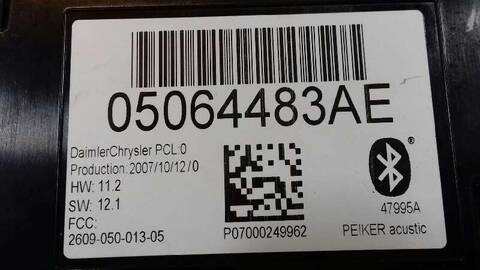 Foto 3ª: Centralita Motor ECU Chrysler Grand Voyager 2.8 CRD CAT 163CV 120KW [VM64C] (2008)