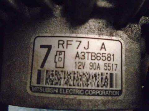 Foto 4ª: Alternador Mazda 6 2.0 DIESEL CAT BERLINA 121CV 89KW [RF] (2005)