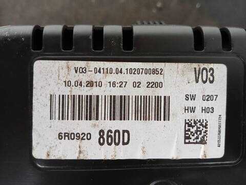 Foto 3ª: Cuadro de Instrumentos Volkswagen Polo 1.2 TSI 105CV (2009)