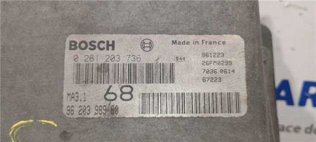 Centralita Motor ECU Citroen Saxo 1.1 X [1.1 LTR. - 44 KW]
