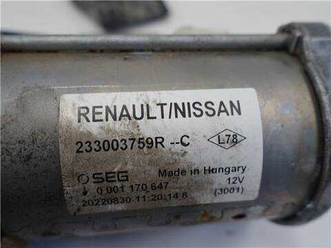 Foto 3ª: Motor de Arranque Renault Kangoo 1.5 AUTHENTIC 95CV 70KW [K9K 876] (2022)