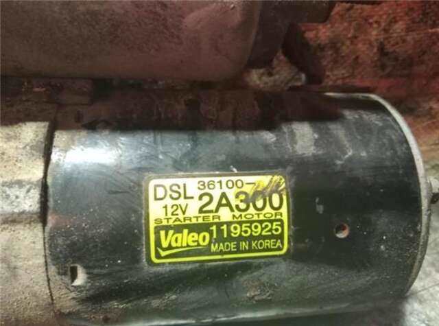 Motor de Arranque Hyundai ix20 1.4 25 ANIVERSARIO [1.4 LTR. - 66 KW CRDI CAT]