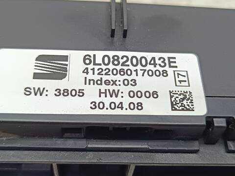 Foto 3ª: Mando Climatizador Seat Ibiza FRESH 86CV 63KW [BXW] (2008)