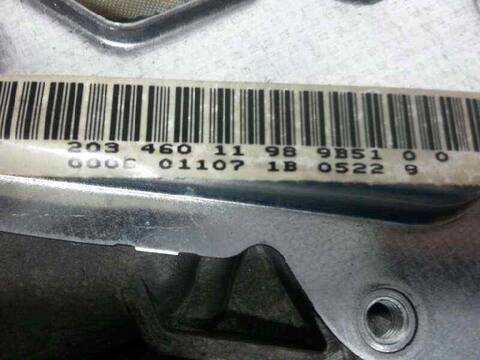 Foto 2ª: Airbag Delantero Izquierdo Mercedes Clase C 160 270 CDI 203.016) BERLINA 170CV 125KW [612962] (2001)