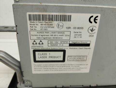 Foto 3ª: Pantalla Multifuncion Toyota Auris HYBRID ACTIVE 99CV 73KW [2ZR] (2017)