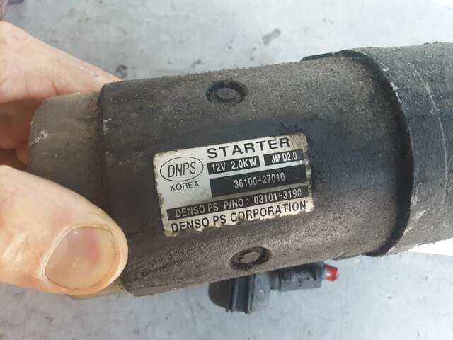 Foto 2ª: Motor de Arranque Hyundai Tucson 2.0 CRDI 113CV 0CV [D4EA] (2009)