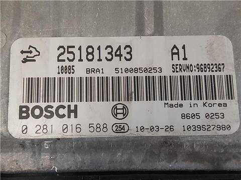 Foto 3ª: Centralita Motor ECU Chevrolet Captiva 2.0 D 150CV 110KW [Z 20 S] (2010)