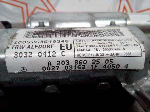Foto 3ª: Airbag Lateral Delantero Izquierdo Mercedes Clase C 160 270 CDI 203.016) BERLINA 170CV 125KW [612962] (2003)