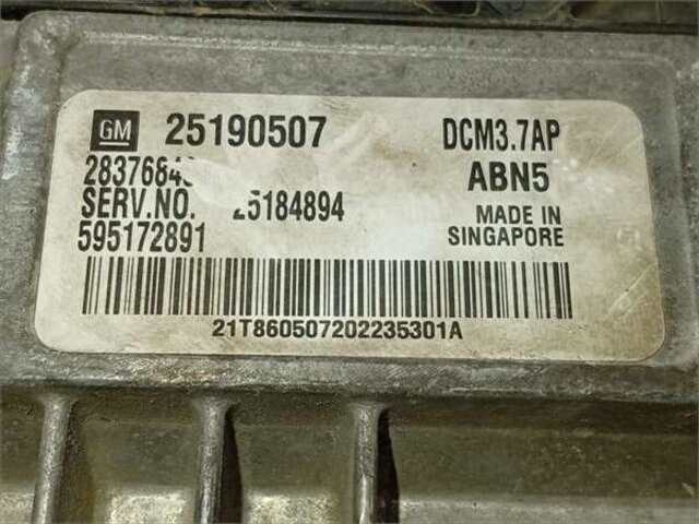 Centralita Motor ECU Chevrolet Captiva 2.2 VCDI LT 2WD [2.2 LTR. - 120 KW DIESEL CAT]