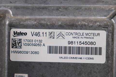 Foto 2ª: Centralita Motor ECU Peugeot 2008 SIGNATURE 82CV 60KW (2017)