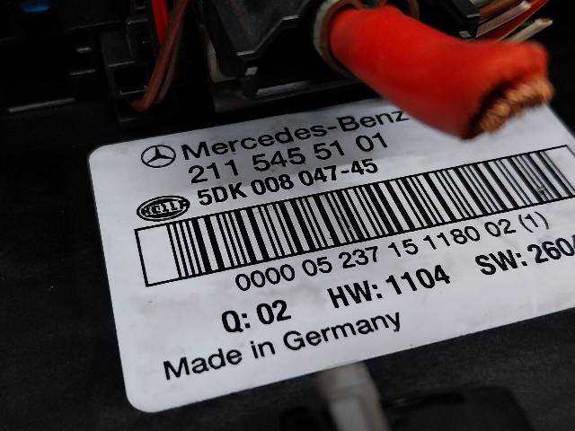 Foto 2ª: Caja Reles Fusibles Mercedes Clase E 270 2.7 CDI [D-647 961] (2004)