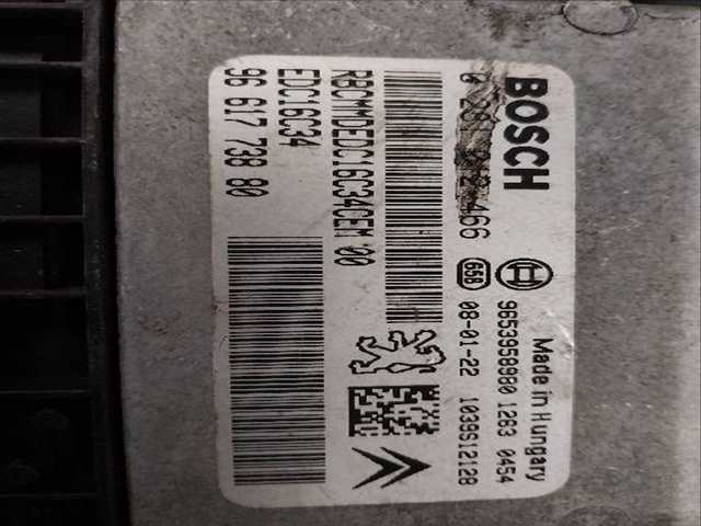 Foto 2ª: Centralita Motor ECU Citroen Xsara 1.6 HDI [D-9HZ] (2008)