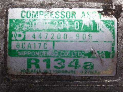 Foto 2ª: Compresor Aire Acondicionado Mercedes Clase C 160 C 250 D 202.125) (1993)