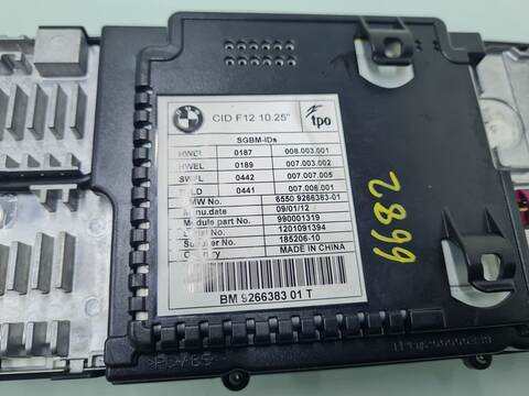 Foto 3ª: Pantalla Multifuncion Bmw Serie 6 620 640 D COUPE 313CV 230KW [N57D30B] (2015)