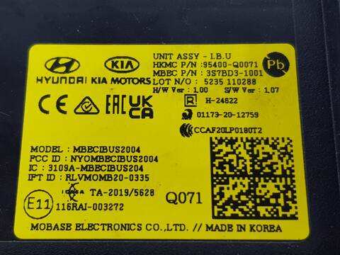 Foto 3ª: Centralita Motor ECU Hyundai i20 KLASS