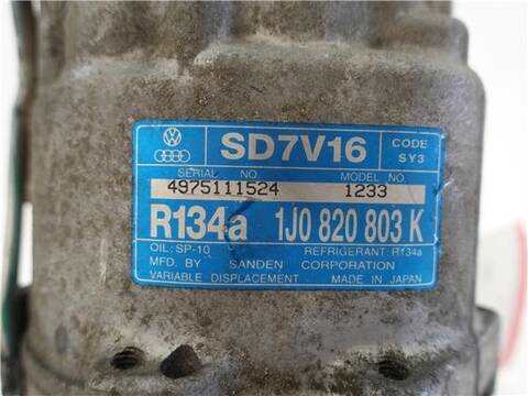 Foto 2ª: Compresor Aire Acondicionado Seat Leon 1.9 TDI 100CV 74KW [AXR] (2006)