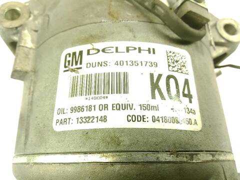Foto 2ª: Compresor Aire Acondicionado Opel Zafira 1.7 CDTI M75) [Z 17 DTR] (2005)