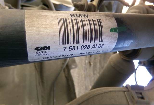 Foto 3ª: Transmision Delantera Derecha Bmw Serie 5 520 2.0 D F10,2009-2013 [N47D20C] (2012)