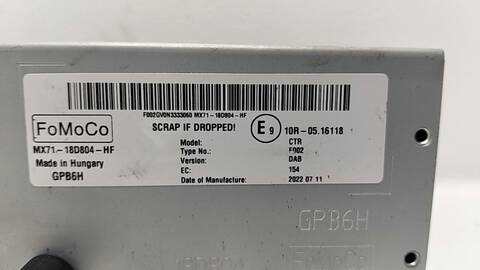 Foto 3ª: Sistema GPS Ford Focus TREND 1 ECOBOOST CAT 101CV (2018)