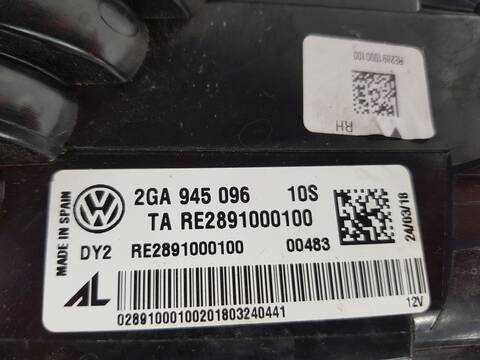 Foto 2ª: Piloto Trasero Derecho Volkswagen T-Roc ADVANCE 5P (2017)