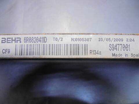 Foto 2ª: Radiador Calefaccion A.A. Seat Ibiza 1.9 TDI 105CV 77KW [BLS] (2009)