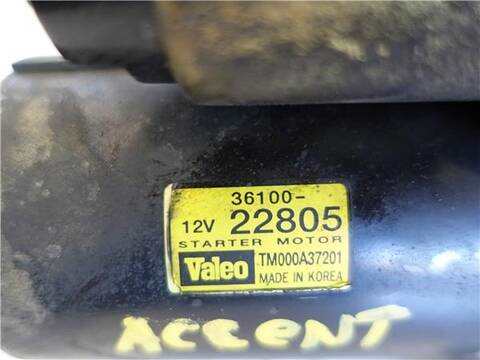 Foto 3ª: Motor de Arranque Hyundai Accent 1.3I 85CV [G 4EA] (2005)