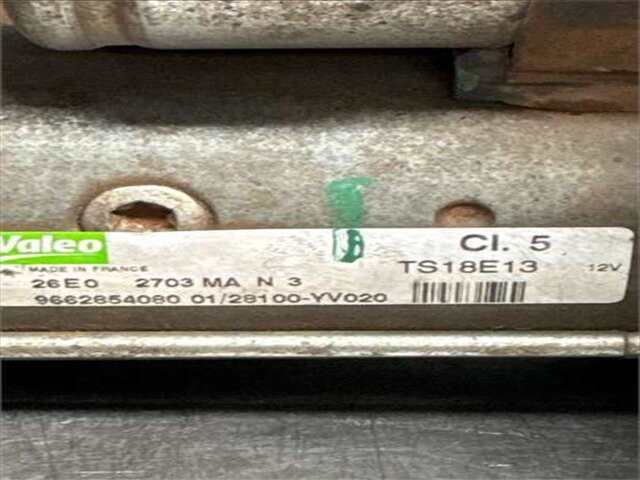 Foto 2ª: Motor de Arranque Citroen Berlingo 1.6 CLUB L2 [1.6 LTR. - 66 KW HDI FAP] [9H06]