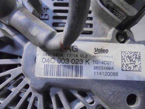 Foto 3ª: Alternador Seat Leon 1.2 TSI 105CV 77KW [CJZ] (2014)