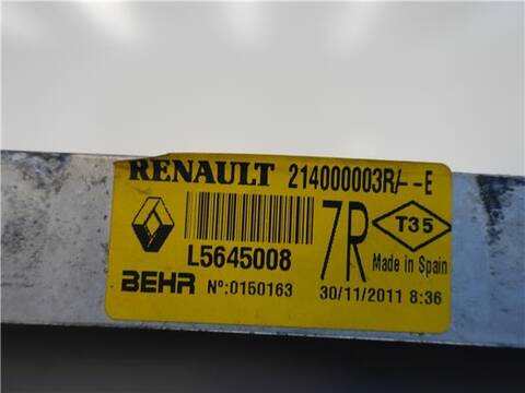 Foto 3ª: Radiador Motor Renault Laguna 1.5 EMOTION BERLINA 110CV 81KW [K9K R8] (2012)