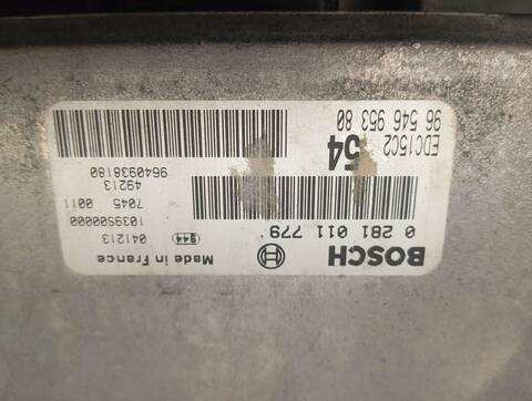 Foto 3ª: Centralita Motor ECU Peugeot 807 ST PACK 128CV 94KW [4HW] (2005)