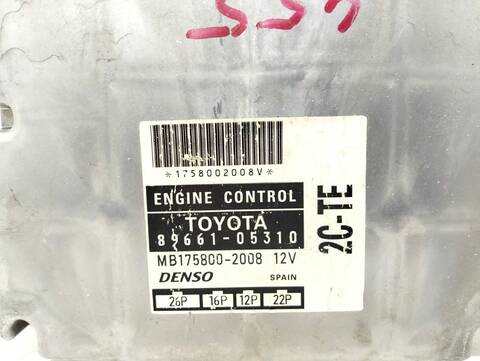 Foto 2ª: Centralita Motor ECU Toyota Avensis 2.0 D4-D LUNA 4-PTAS.) 110CV (1998)
