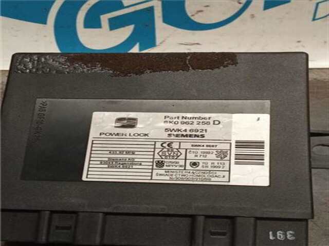 Foto 2ª: Centralita Cierre Centralizado Seat Ibiza 1.9 SDI [AGP]