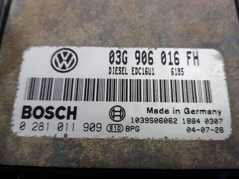 Foto 3ª: Centralita Motor ECU Seat Toledo EXCLUSIVE 140CV 103KW [BKD] (2004)