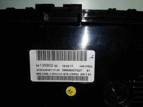 Foto 3ª: Cuadro de Instrumentos Citroen C4 2.0 D 177CV 130KW GRAND C4 PICASSO SPACETOURER BH01 (2017)