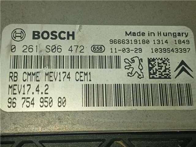 Centralita Motor ECU Citroen Berlingo 1.6 X [1.6 LTR. - 72 KW 16V]