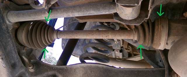 Transmision Trasera Derecha Suzuki Grand Vitara 1.9 D 2006-2015
