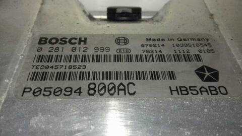 Foto 3ª: Centralita Motor ECU Chrysler Voyager 2.8 CRD LX GRAND VOYAGER 150CV 110KW [VM47C] (2007)