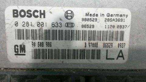 Foto 2ª: Centralita Motor ECU Opel Vectra BERLINA (1995)