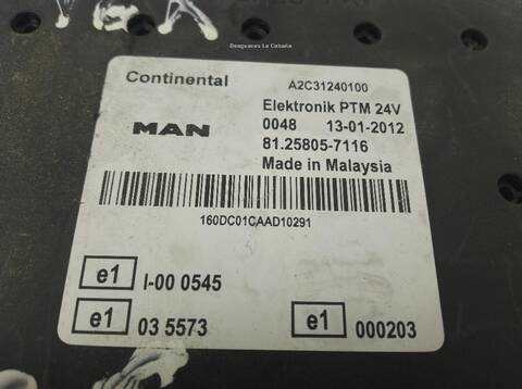 Foto 3ª: Centralita Motor ECU Man TGE VERSION INDEFINIDA (2007)