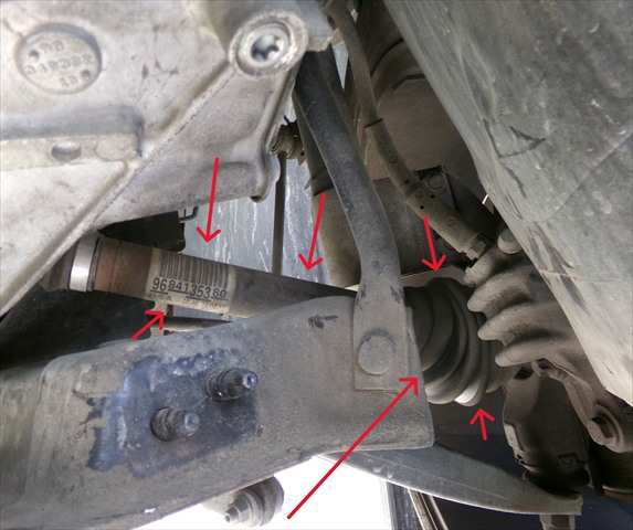 Transmision Delantera Izquierda Peugeot 3008 1.6 HDI 2013-2016