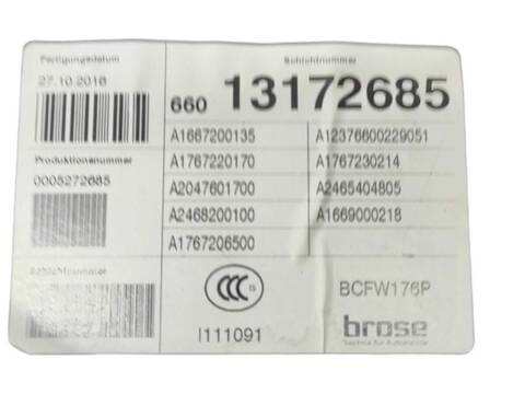 Elevalunas Eléctrico Delantero Izquierdo Mercedes Clase A 140 A 200 CDI - D 176.008)