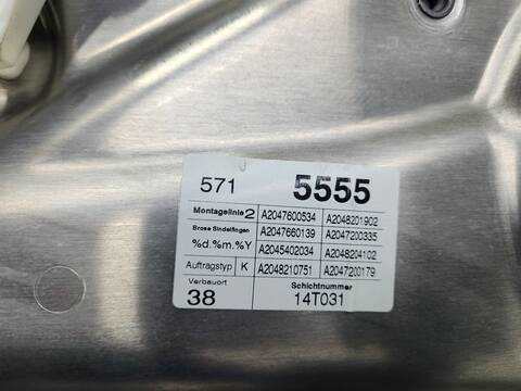 Foto 4ª: Elevalunas Eléctrico Delantero Izquierdo Mercedes Clase C 160 C 220 CDI 204.008) BERLINA 170CV 125KW [646811] (2008)