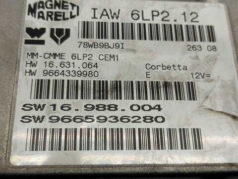 Foto 3ª: Centralita Motor ECU Citroen C4 LX BERLINA 88CV 65KW [KFU] (2008)