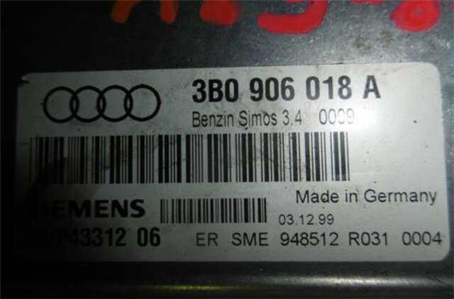 Foto 2ª: Centralita Motor ECU Audi A4 1.6 [1.6 LTR. - 74 KW] [ANA]
