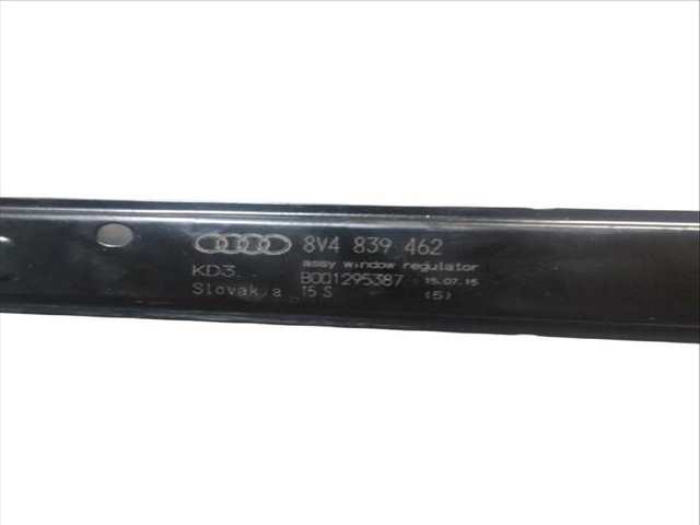 Foto 3ª: Elevalunas Manual Trasero Derecho Audi A3 S3 QUATTRO (2012)