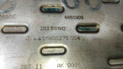 Foto 4ª: Valvula EGR Mercedes Sprinter 310/313/316 CDI 906.131/132/133/135) 129CV 95KW CAJA ABIERTA [651955] (2011)