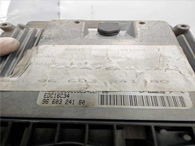 Foto 2ª: Centralita Motor ECU Peugeot 307 1.6 XS [1.6 LTR. - 80 KW HDI FAP CAT (9HZ - DV6TED4)] [9HZ / DV6TED4]